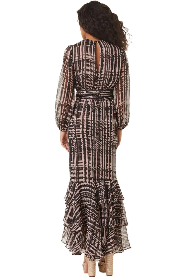 Women MISA Los Angeles Matching Sets BEATRIZ TOP Holiday Abstraction