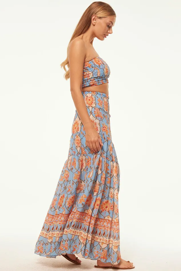 Women MISA Los Angeles Skirts and Shorts BAR SKIRT Caged Floral