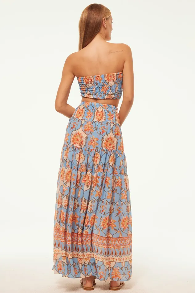 Women MISA Los Angeles Skirts and Shorts BAR SKIRT Caged Floral