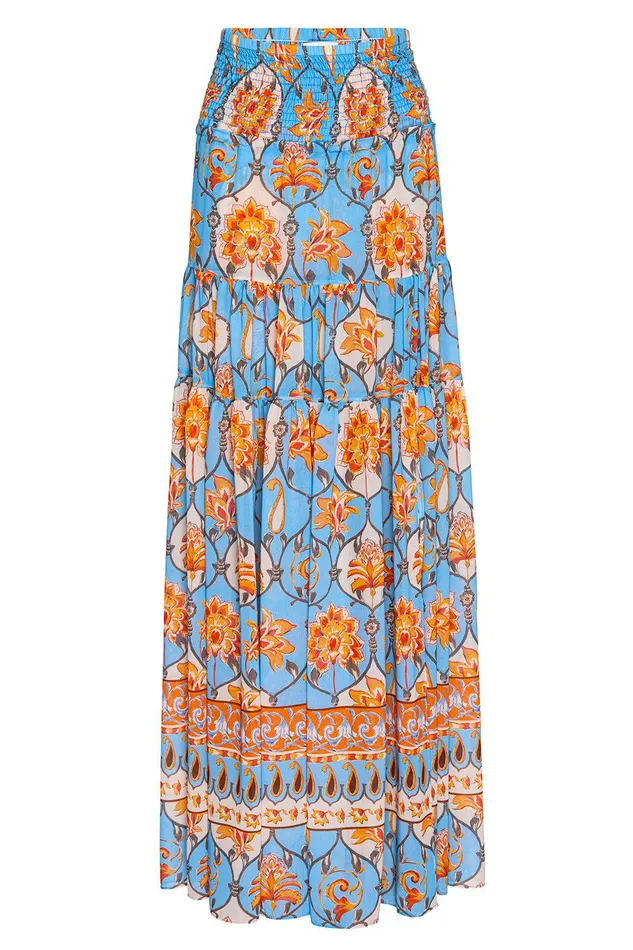 Women MISA Los Angeles Skirts and Shorts BAR SKIRT Caged Floral