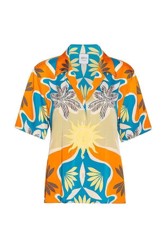Women MISA Los Angeles Tops SOLANGE TOP Bain De Soleil