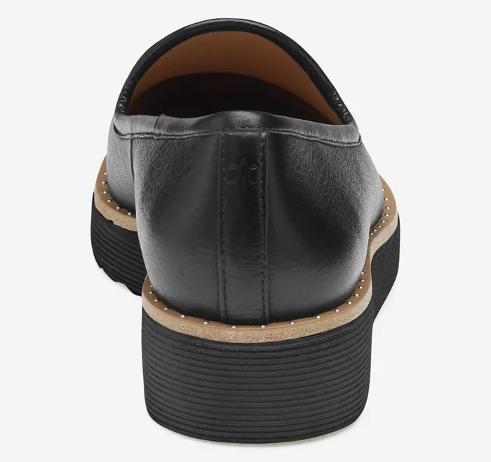 Women Mitzi Venetian Black Calfskin JohnstonandMurphy Mules and Loafers Women Mitzi Venetian Black Calfskin JohnstonandMurphy Mules and Loafers