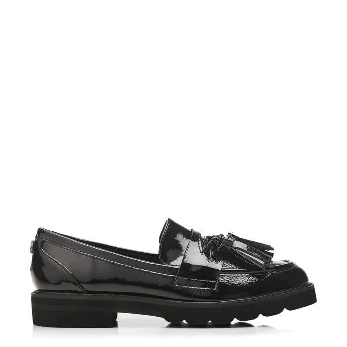 Women Moda In Pelle Casual Shoes Eirene Black Patent Leather