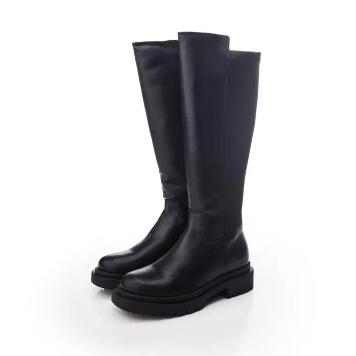 Women Moda In Pelle Over The Knee Boots Shoon Sh Intra Black Leather Women Moda In Pelle Over The Knee Boots Shoon Sh Intra Black Leather