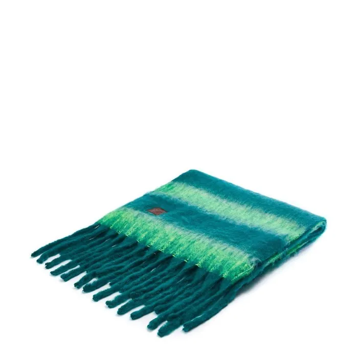 Women Moda In Pelle Scarves Zelenascarf Teal Textile Women Moda In Pelle Scarves Zelenascarf Teal Textile