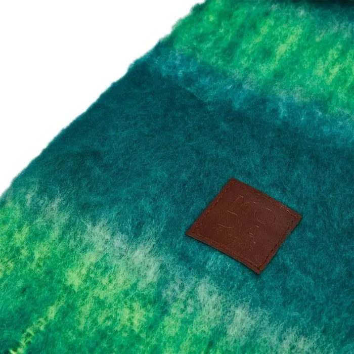 Women Moda In Pelle Scarves Zelenascarf Teal Textile Women Moda In Pelle Scarves Zelenascarf Teal Textile