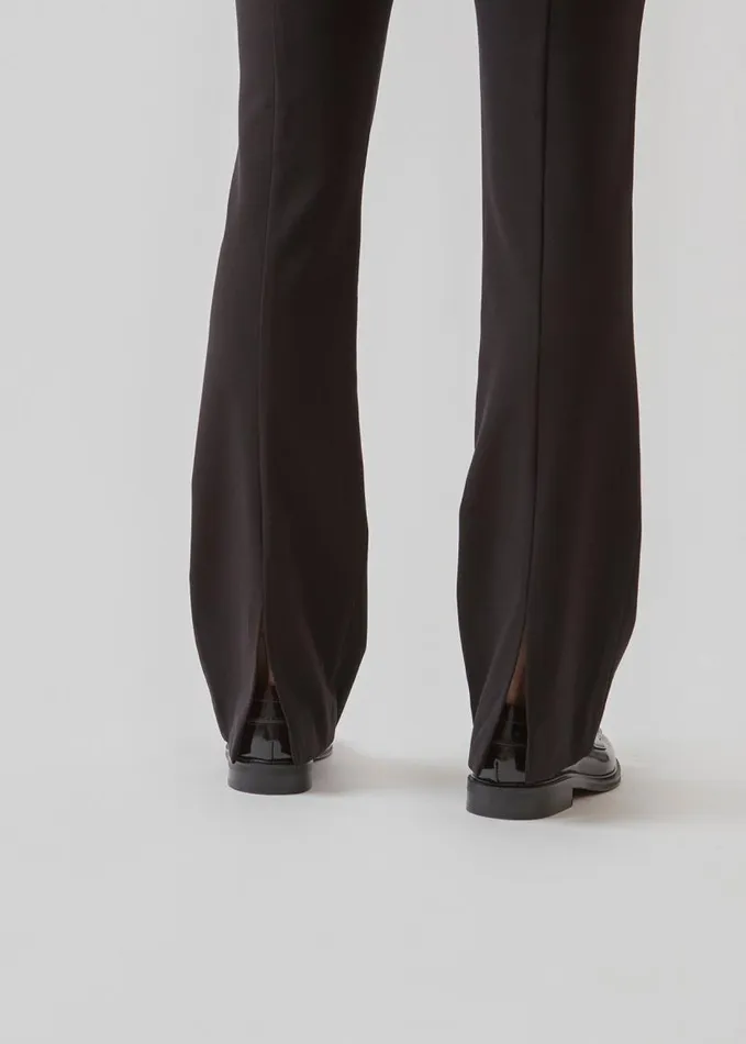 Women Modstrm Pants and Leggings AnkerMD Slit Pants Black Women Modstrm Pants and Leggings AnkerMD Slit Pants Black