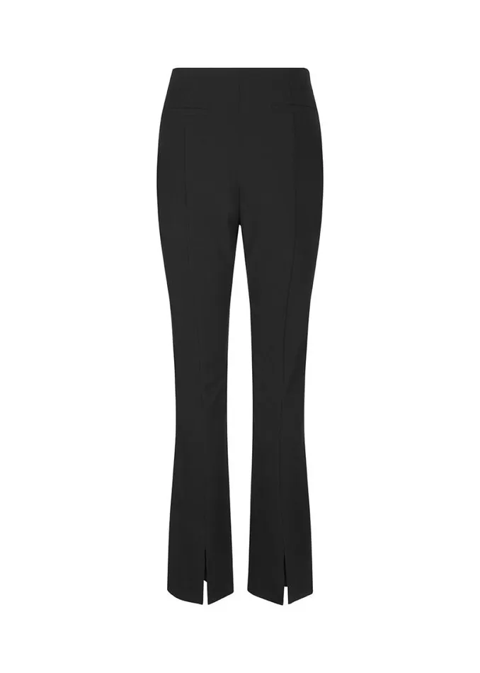 Women Modstrm Pants and Leggings AnkerMD Slit Pants Black Women Modstrm Pants and Leggings AnkerMD Slit Pants Black