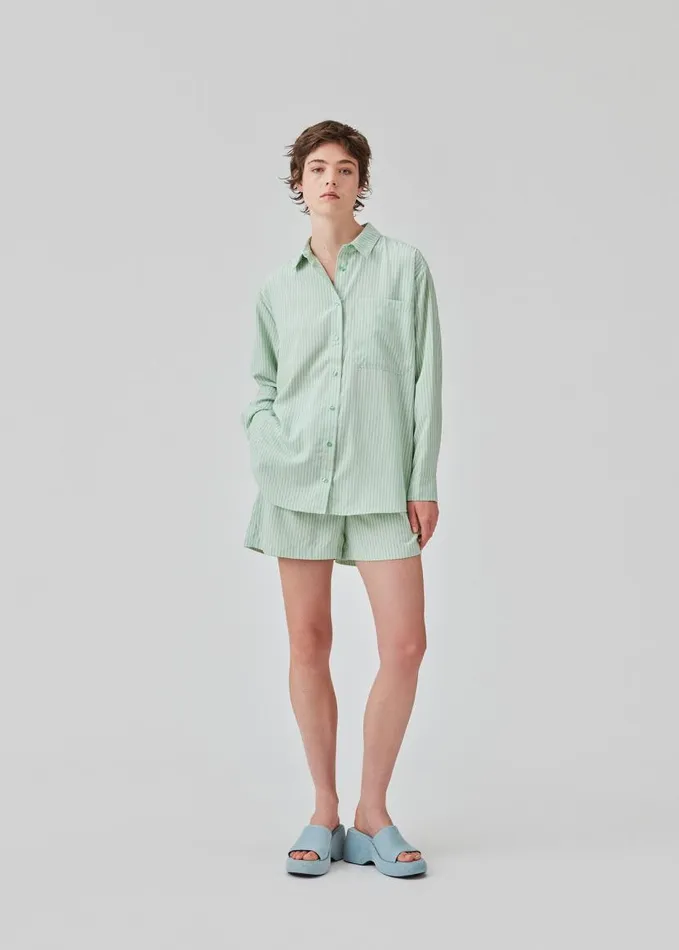 Women Modstrm Shirts DannyMD Shirt Calm Jade Women Modstrm Shirts DannyMD Shirt Calm Jade