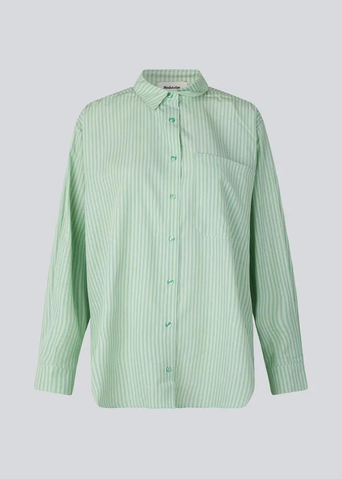 Women Modstrm Shirts DannyMD Shirt Calm Jade Women Modstrm Shirts DannyMD Shirt Calm Jade