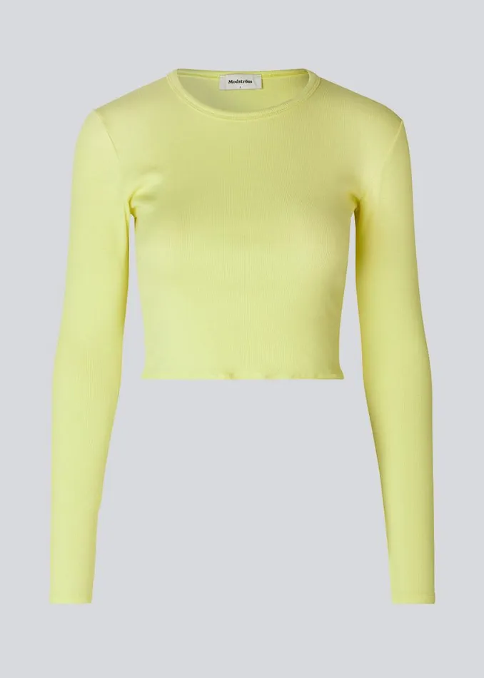 Women Modstrm Tops IgorMD LS Crop Top Yellow Pear Women Modstrm Tops IgorMD LS Crop Top Yellow Pear
