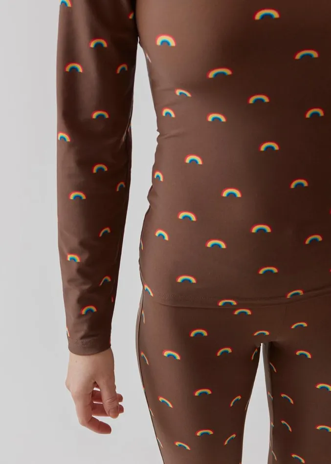 Women Modstrm Tops PernilleMD Print LS Top Rainbow Women Modstrm Tops PernilleMD Print LS Top Rainbow