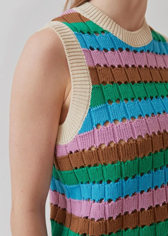 Women Modstrm Vests AxelMD Vest Multi Stripe Women Modstrm Vests AxelMD Vest Multi Stripe