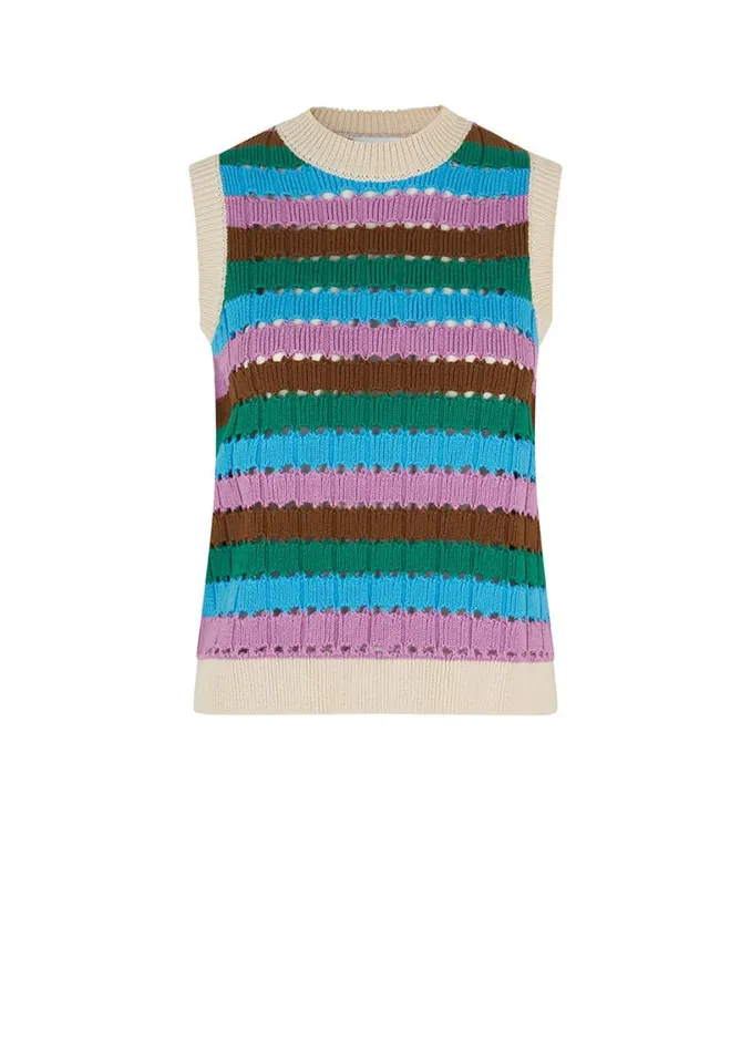 Women Modstrm Vests AxelMD Vest Multi Stripe Women Modstrm Vests AxelMD Vest Multi Stripe