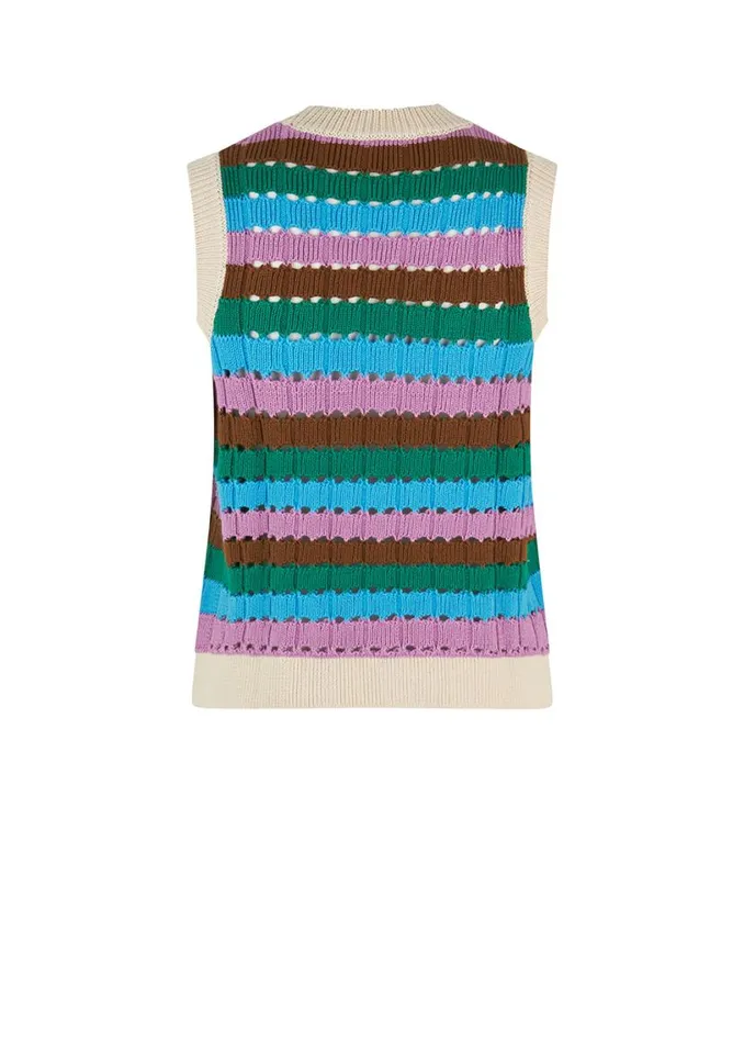 Women Modstrm Vests AxelMD Vest Multi Stripe Women Modstrm Vests AxelMD Vest Multi Stripe