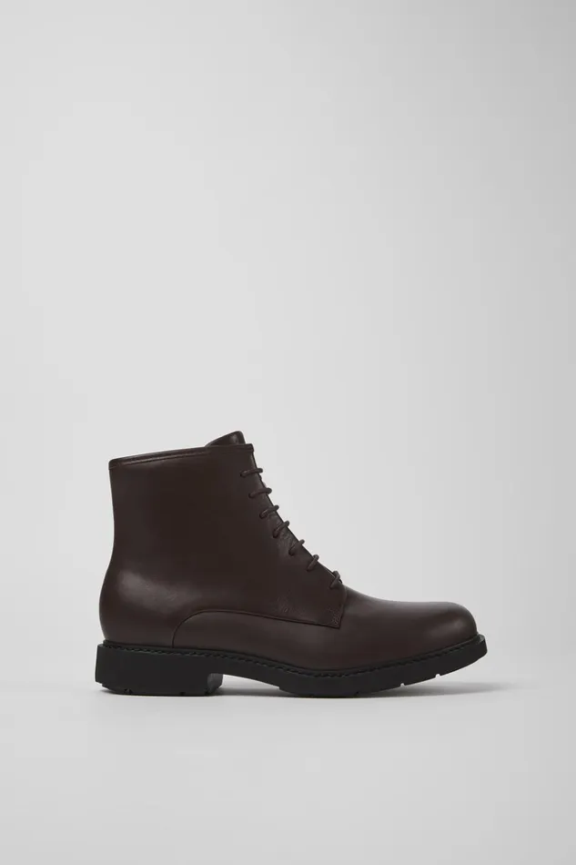 Women Neuman Brown Leather Ankle Boots Camper Ankle Boots Women Neuman Brown Leather Ankle Boots Camper Ankle Boots