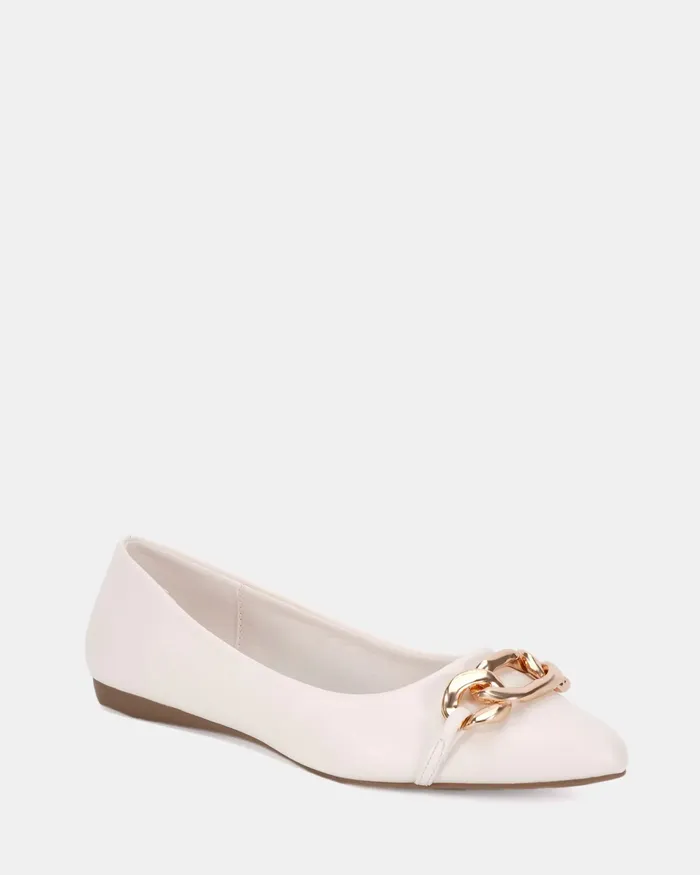 Women NOVO Shoes CLOVA WHITE Ballet Flats Ballet Flats