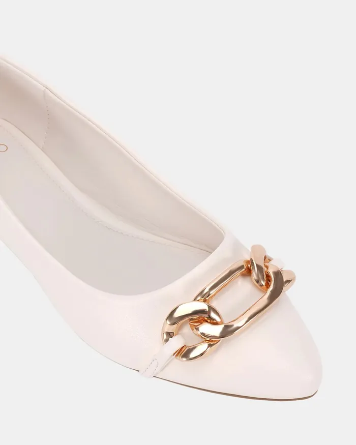 Women NOVO Shoes CLOVA WHITE Ballet Flats Ballet Flats