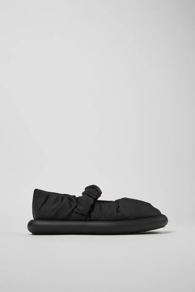 Women Onda Black Textile Mary Jane Camper Ballerinas Women Onda Black Textile Mary Jane Camper Ballerinas