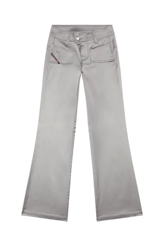 Women PStell Light Grey Diesel Trousers And Shorts Women PStell Light Grey Diesel Trousers And Shorts