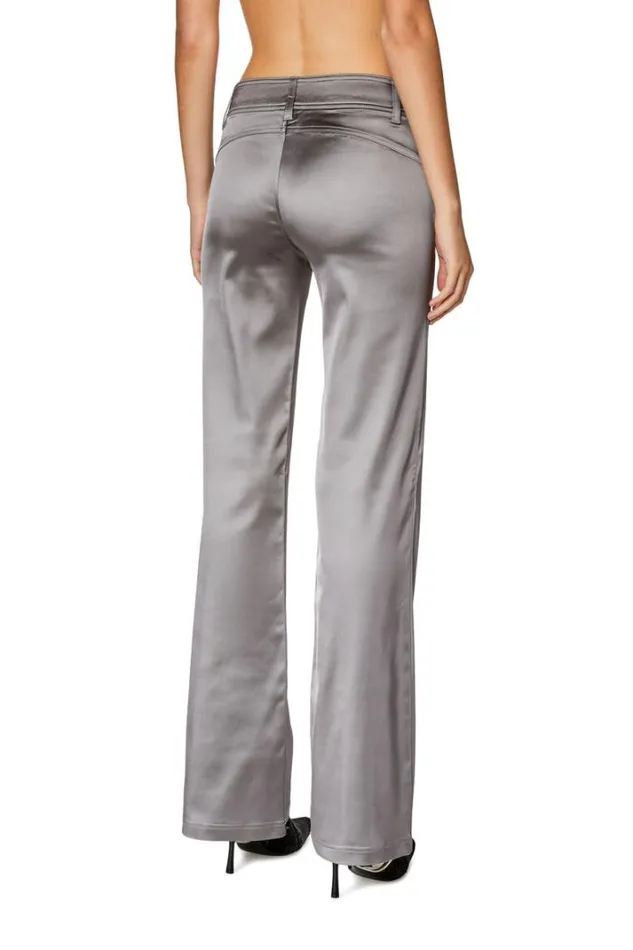 Women PStell Light Grey Diesel Trousers And Shorts Women PStell Light Grey Diesel Trousers And Shorts