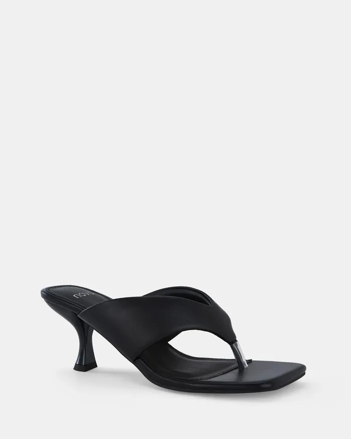 Women Party NOVO Shoes URZILA BLACK Kitten Heels