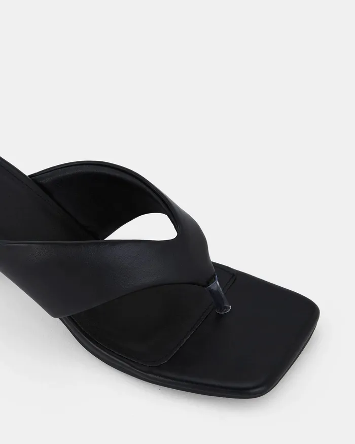 Women Party NOVO Shoes URZILA BLACK Kitten Heels