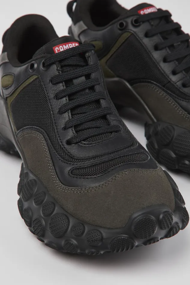Women Pelotas Mars Black Textile And Nubuck Sneakers Camper Sneakers