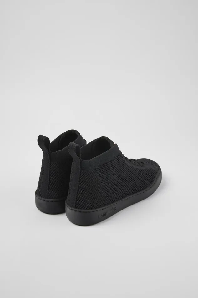 Women Peu Touring Black Onepiece Knit Sneakers Camper Ankle Boots Women Peu Touring Black Onepiece Knit Sneakers Camper Ankle Boots