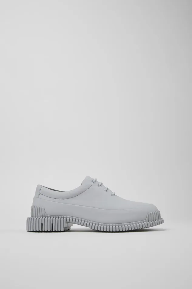 Women Pix Gray Leather Shoe Camper Formal Shoes Women Pix Gray Leather Shoe Camper Formal Shoes