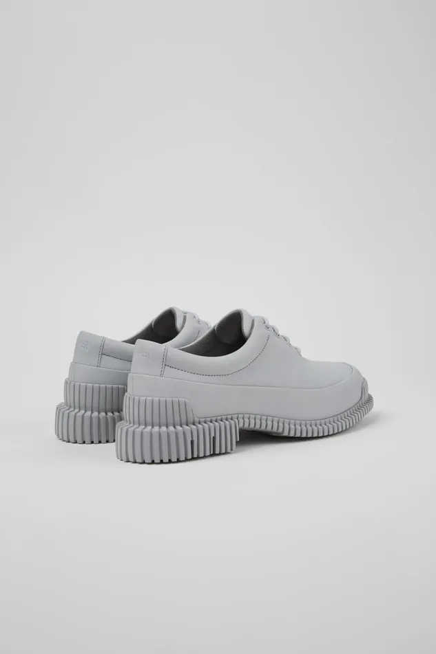 Women Pix Gray Leather Shoe Camper Formal Shoes Women Pix Gray Leather Shoe Camper Formal Shoes