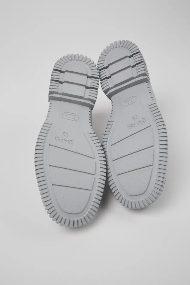 Women Pix Gray Leather Shoe Camper Formal Shoes Women Pix Gray Leather Shoe Camper Formal Shoes