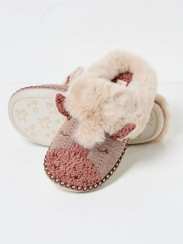 Women Pyjamas and Nightwear Fat Face Hattie Light Brown Horse Mules