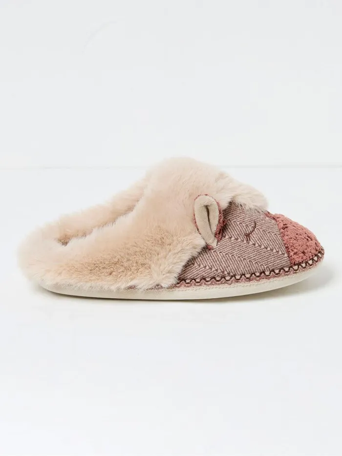 Women Pyjamas and Nightwear Fat Face Hattie Light Brown Horse Mules