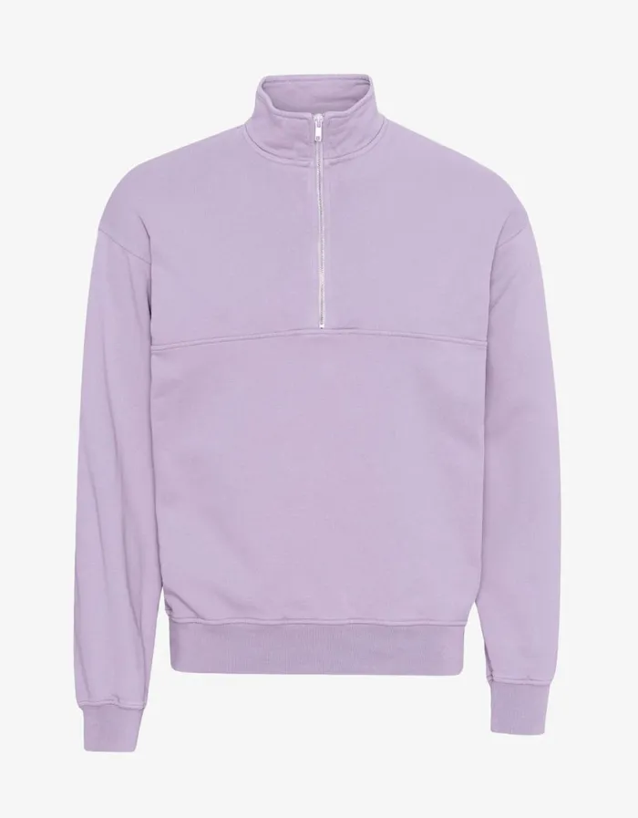 Women Quarter Zips Colorful Standard Organic Quarter Zip Soft Lavender