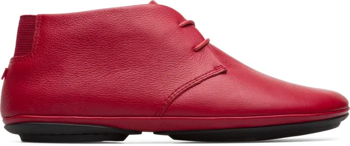 Women Right Red Lace Up Ankle Boot Camper Ankle Boots Women Right Red Lace Up Ankle Boot Camper Ankle Boots