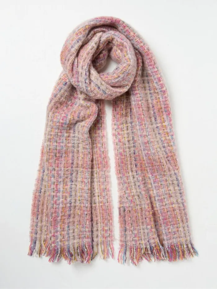 Women Scarves Fat Face Penny Multi Check Scarf