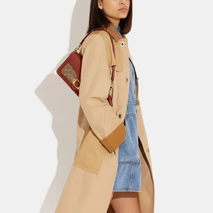 Women Shoulder Bags and Hobos Coach Tabby Shoulder Bag 26 In Signature Canvas Brasstanrust Women Shoulder Bags and Hobos Coach Tabby Shoulder Bag 26 In Signature Canvas Brasstanrust