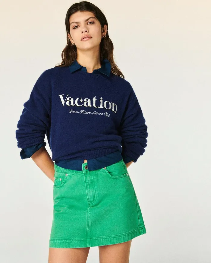 Women Skirts From Future Mini Skirt Tropical Green