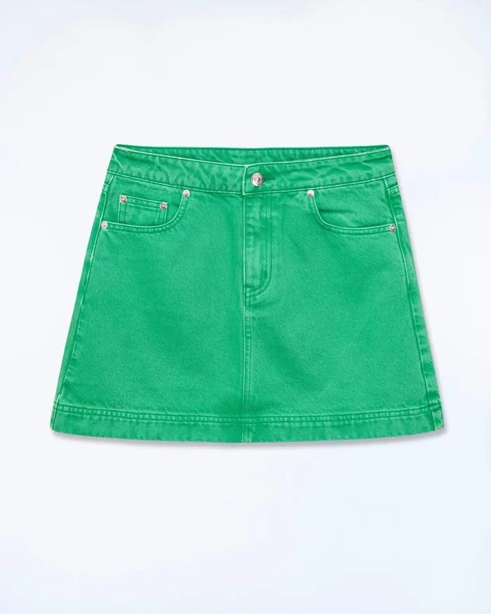 Women Skirts From Future Mini Skirt Tropical Green