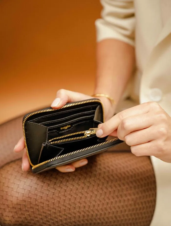Women Small Leather Goods Bobbies Mabillon Licorice Women Small Leather Goods Bobbies Mabillon Licorice