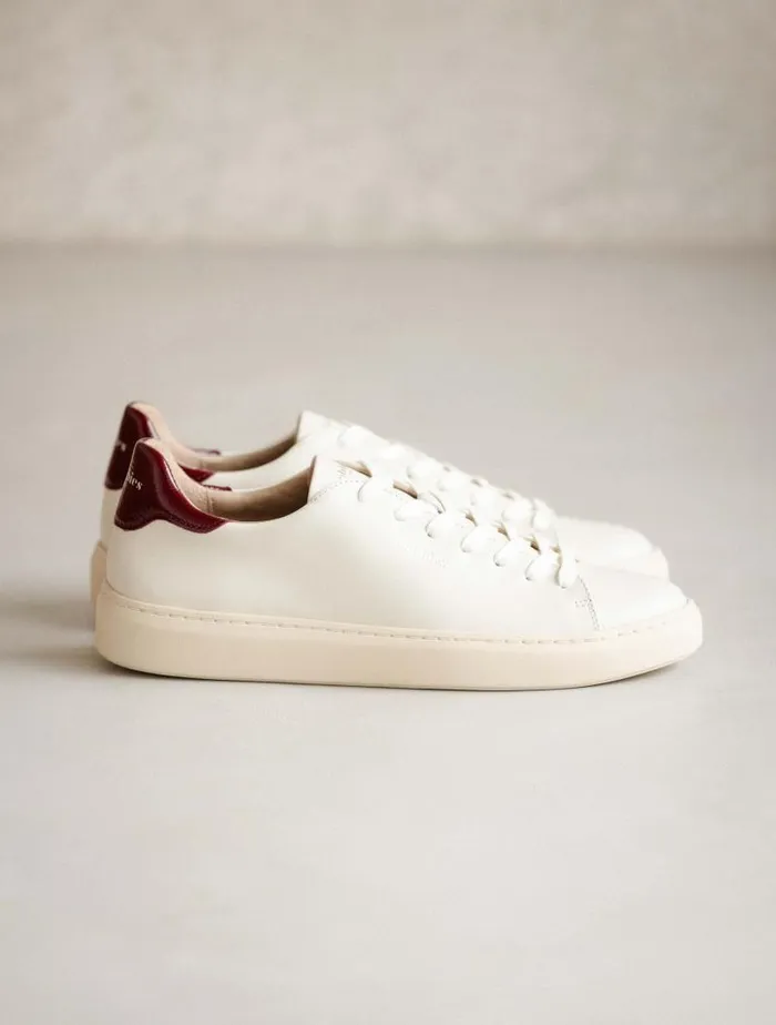 Women Sneakers Bobbies Sanna Off White and Nebbiolo Women Sneakers Bobbies Sanna Off White and Nebbiolo