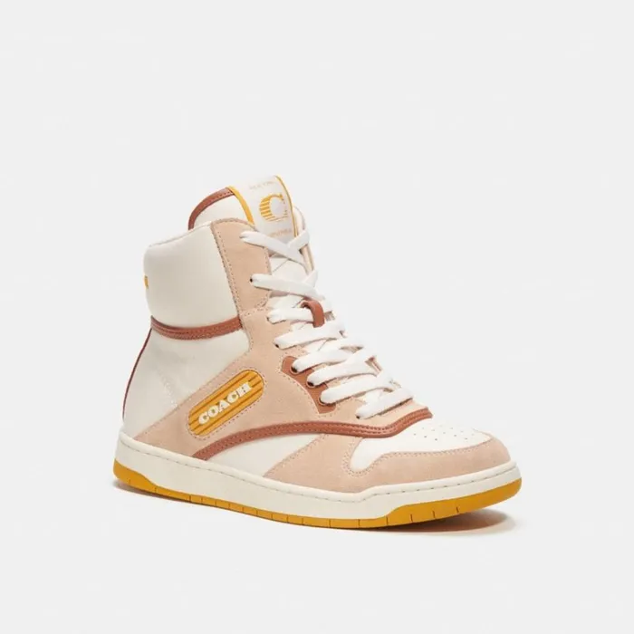Women Sneakers Coach High Top Sneaker Chalkbeechwood
