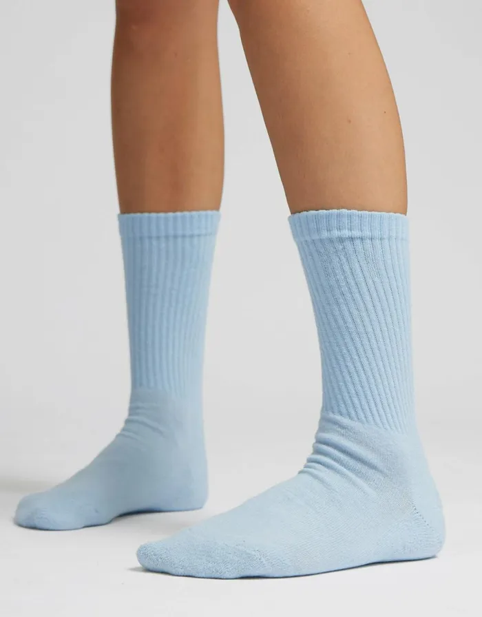 Women Socks Colorful Standard Organic Active Sock Soft Yellow