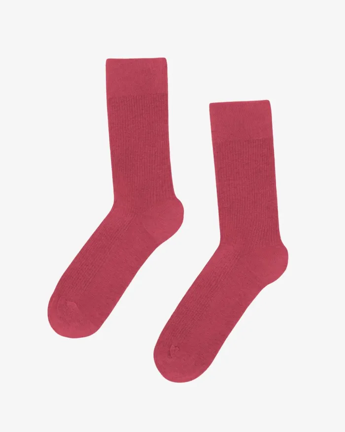 Women Socks Colorful Standard Women Classic Organic Sock Raspberry Pink