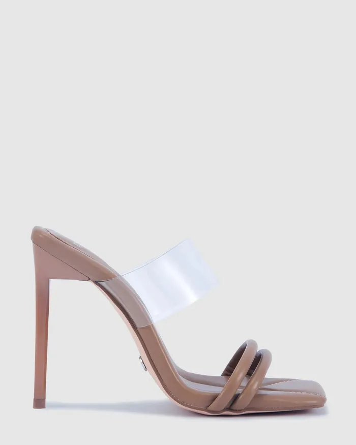 Women Stilettos NOVO Shoes ZAKA CAMEL Stilettos