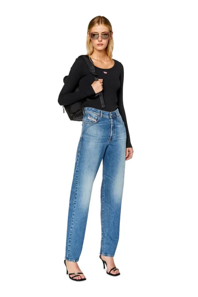 Women Straight Jeans 1956 DTulip 007p9 Medium Blue Diesel Straight