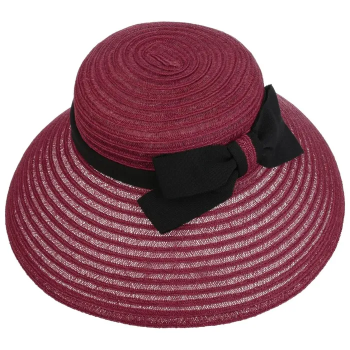 Women Straw Hats Mayser Audrey Hanfhut Burgundy Women Straw Hats Mayser Audrey Hanfhut Burgundy