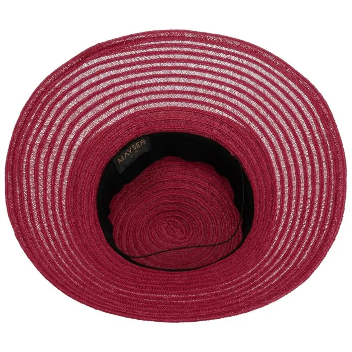 Women Straw Hats Mayser Audrey Hanfhut Burgundy Women Straw Hats Mayser Audrey Hanfhut Burgundy