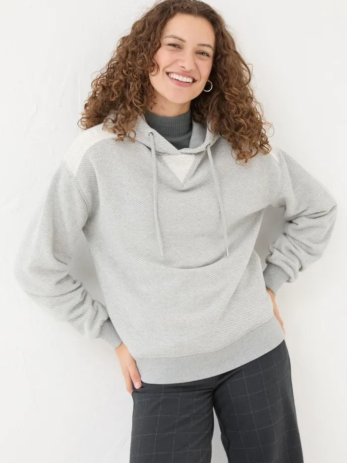 Women Sweatshirts and Hoodies Fat Face Tori Grey Lounge Hoodie